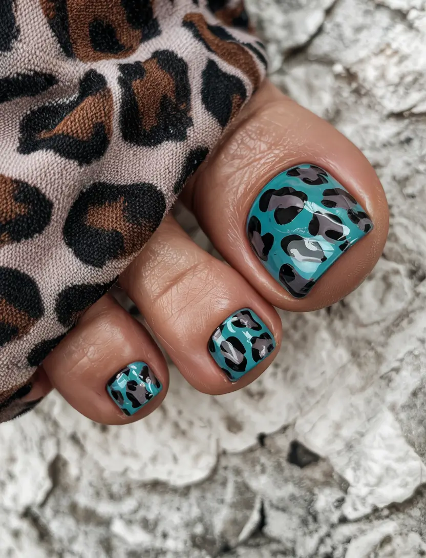 summer toe nail colors ideas 2025+Wild Spirit, Bold Prints