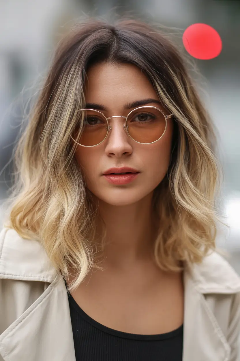 Brunette Highlights for a Sun-Kissed Look - Summer 2025! Effortless Waves with Grown-In Glow