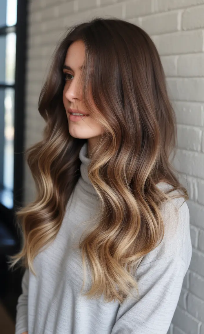 Brunette Highlights for a Sun-Kissed Look - Summer 2025!+Soft Blend for Low-Key Glam