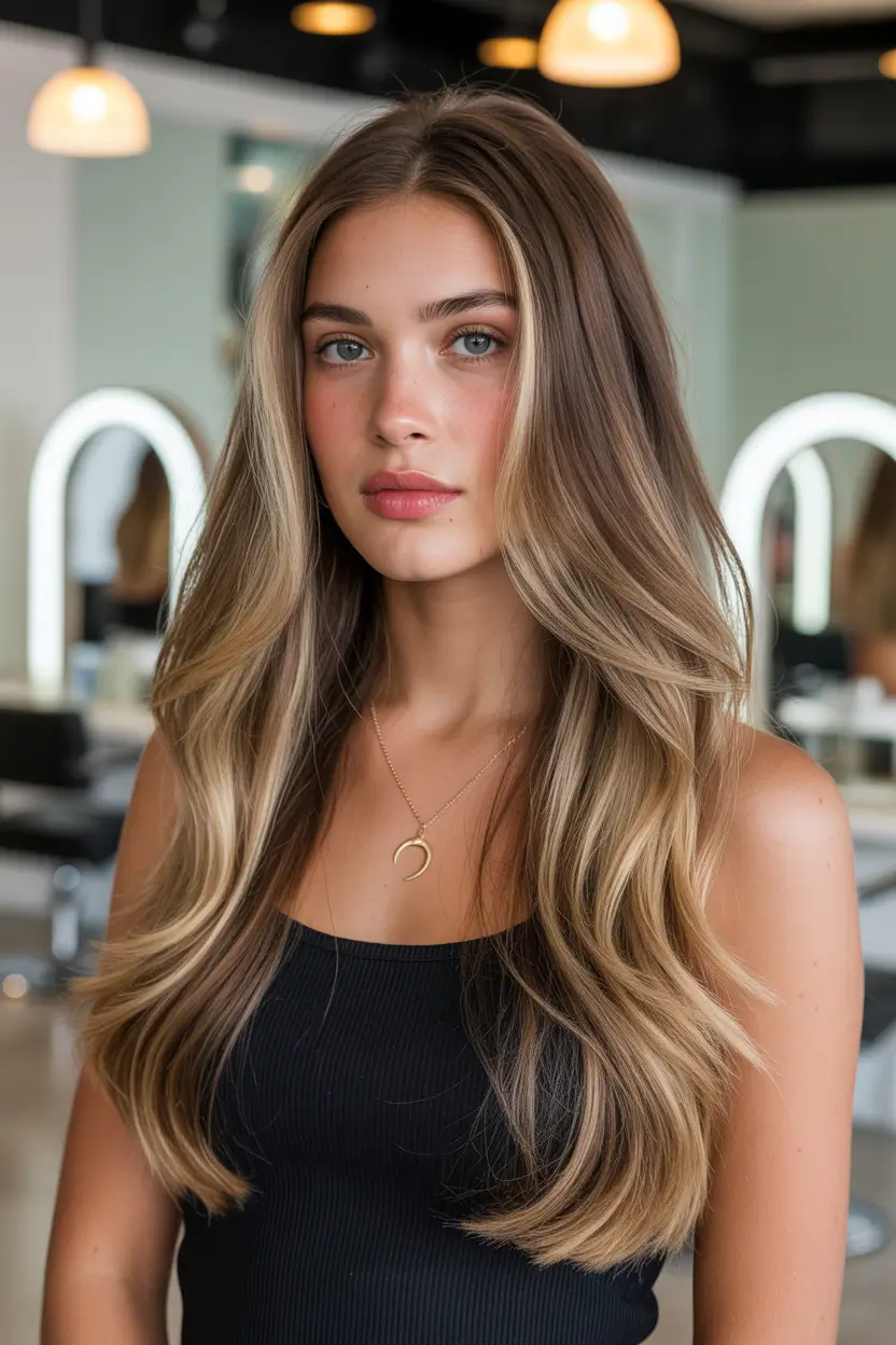 Brunette Highlights for a Sun-Kissed Look - Summer 2025! Espresso Layers with Warm Reflects
