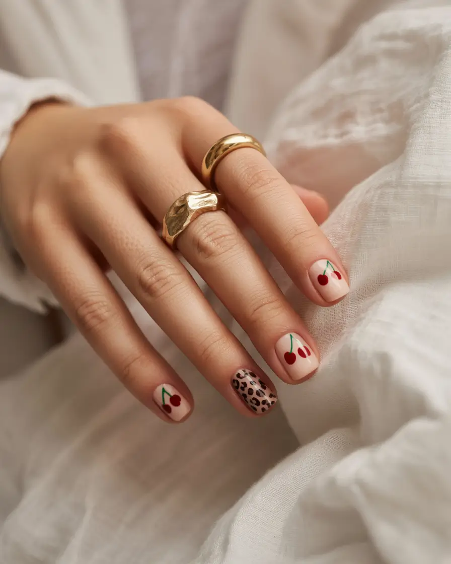 cherry-nails-inspo-2025-Retro-Vibe-with-a-Bite