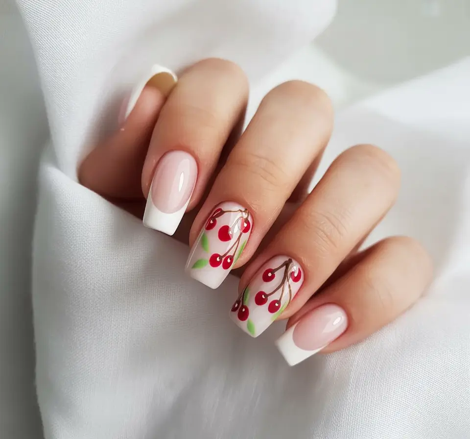 cherry-nails-inspo-2025-french-with-a-twist-of-cherry-orchard