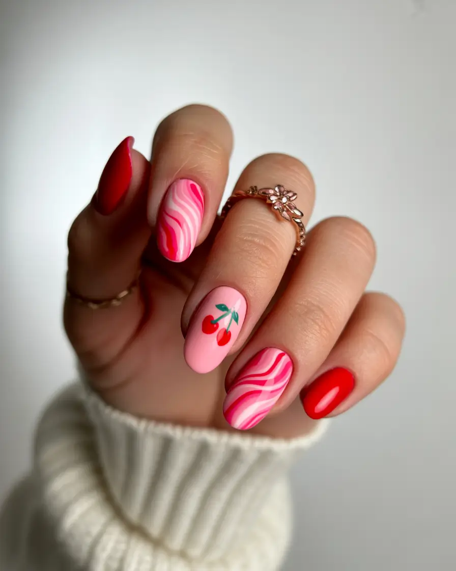 cherry-nails-inspo-2025-bold-waves-and-cherry-pop-art