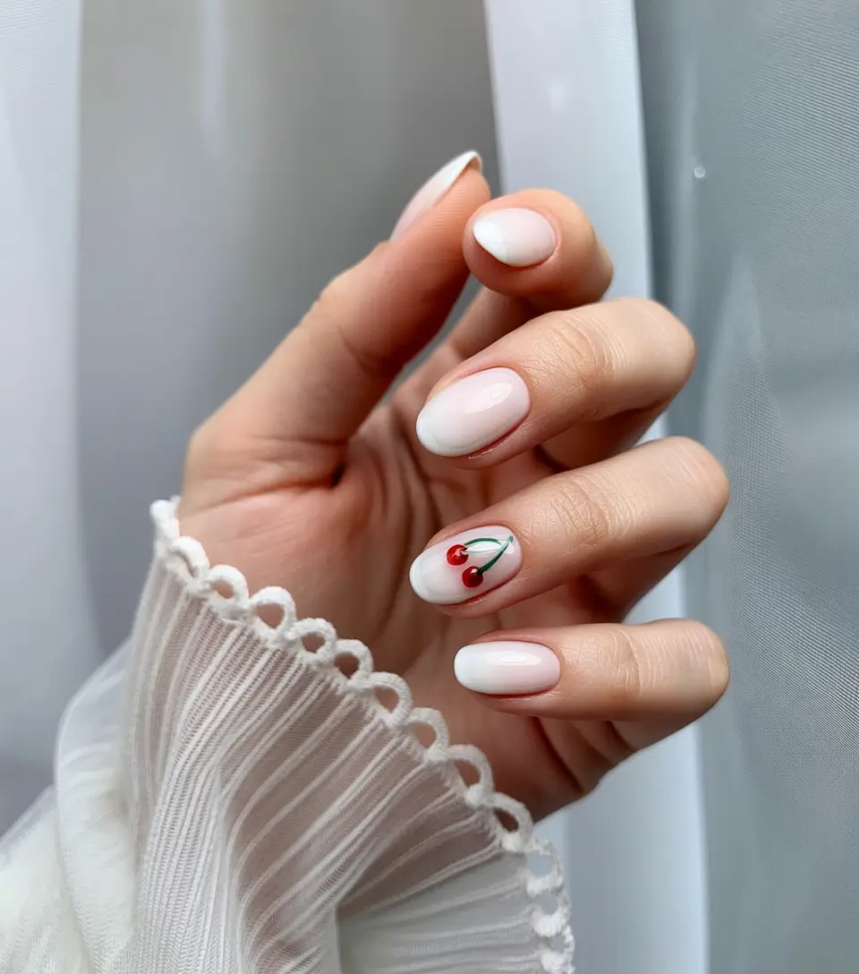 cherry-nails-inspo-2025-delicate-ombre-with-a-whisper-of-cherry