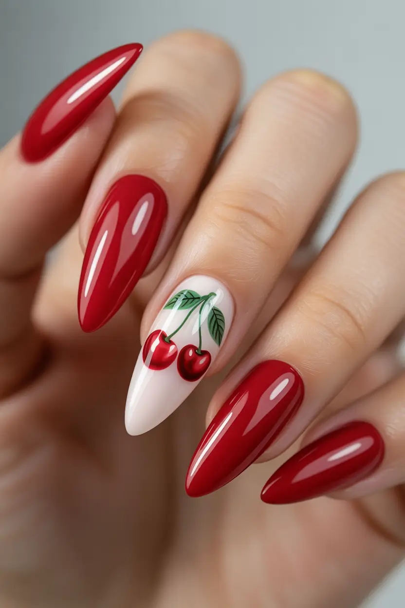 cherry-nails-inspo-2025-Glossy-Glam-with-a-Punch-of-Cherry