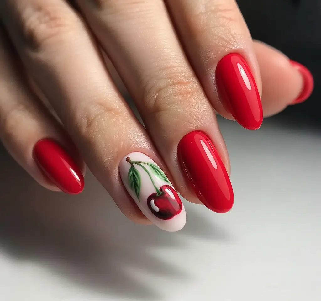 cherry-nails-inspo-2025-Soft-Bloom-with-Realism