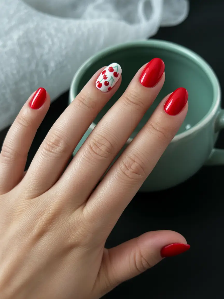 cherry-nails-inspo-2025-Cherry-Bombshell-Accent