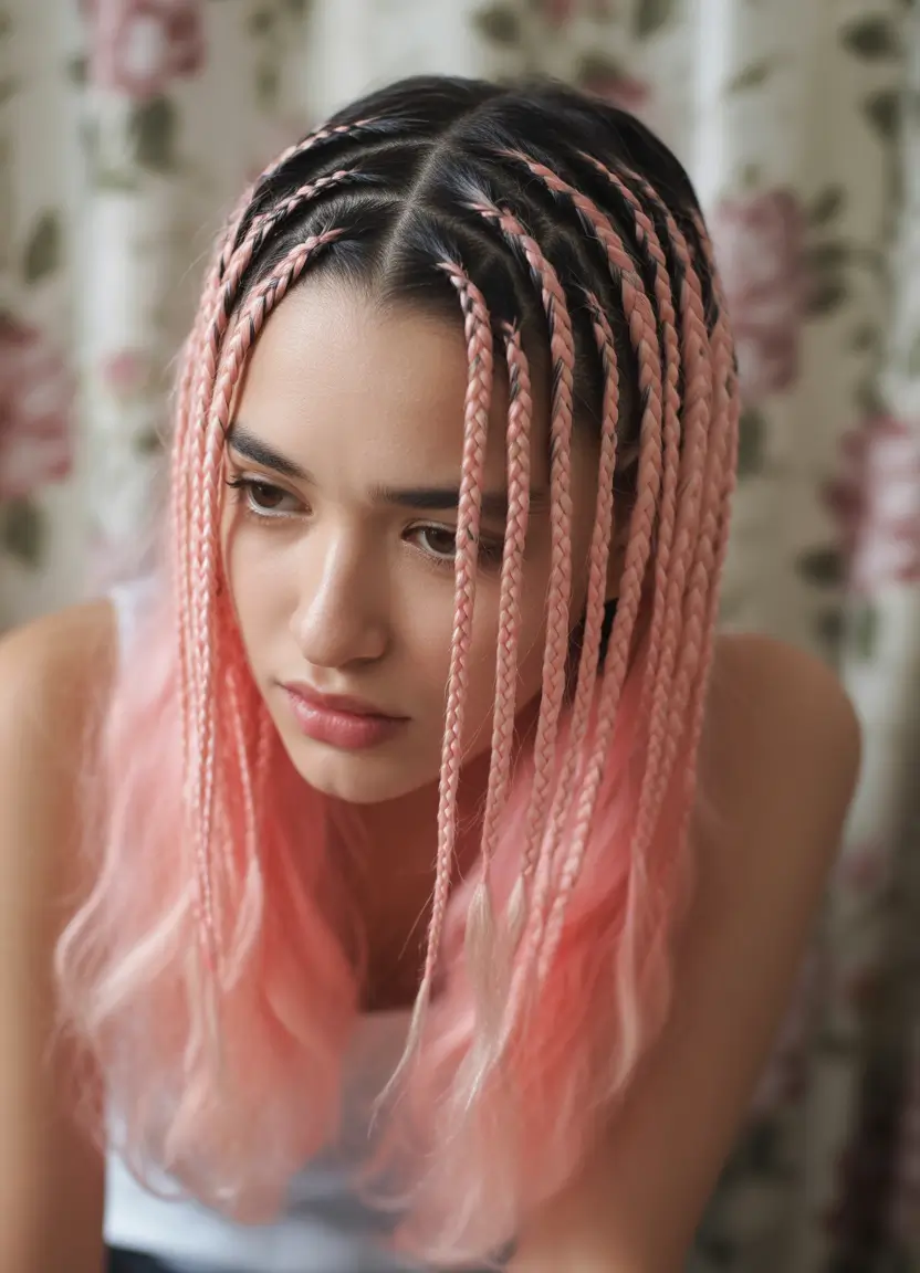 Cute Summer Hairstyles Teen Girls Will Love - 2025 Rosé Box Braids