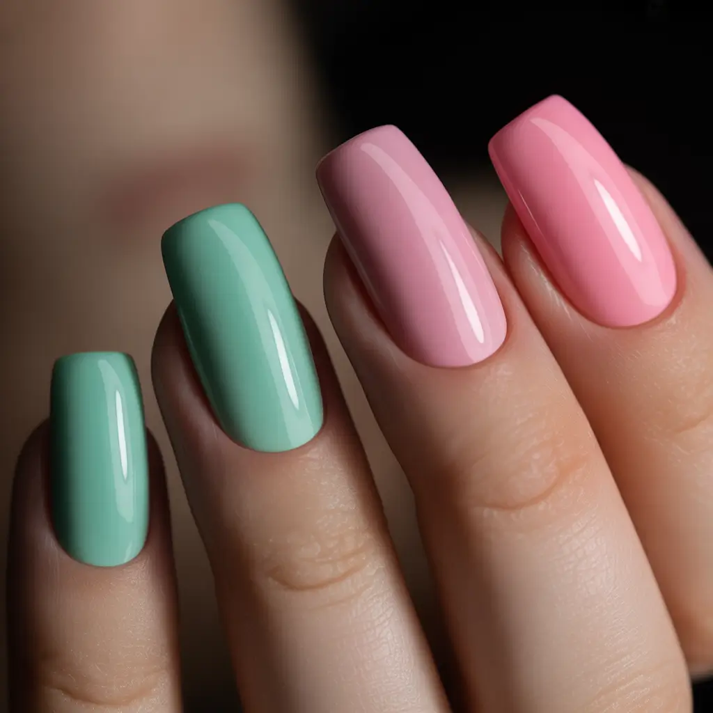 cute summer nails 2025 Strawberry Mojito Mood