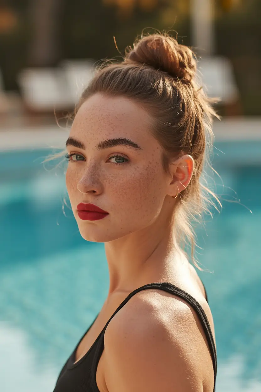 Easy Swimming Hairstyles - Summer 2025 Ideas+The Classic Summer Bun