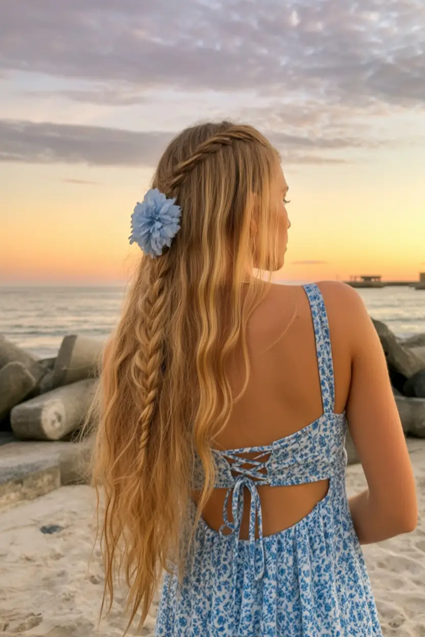 Effortless Natural Hair Inspiration for Summer 2025! Sunset Braids & Summer Softness