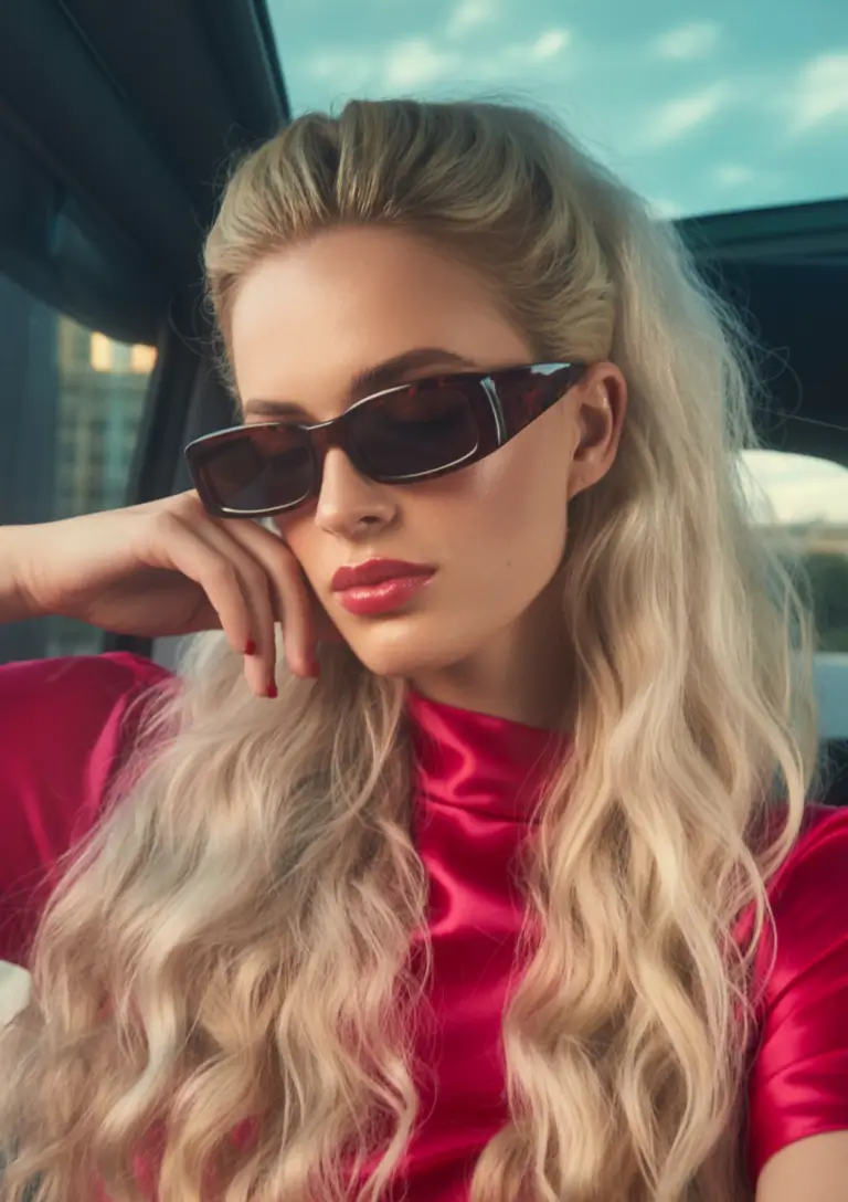 june hairstyles ideas 2025 Half-Up Retro Waves for the Glam Girl