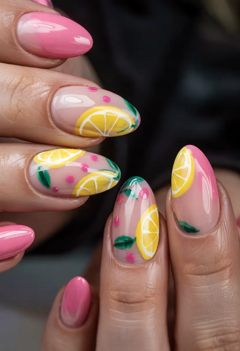 june nails ideas 2025 Slices of Summer