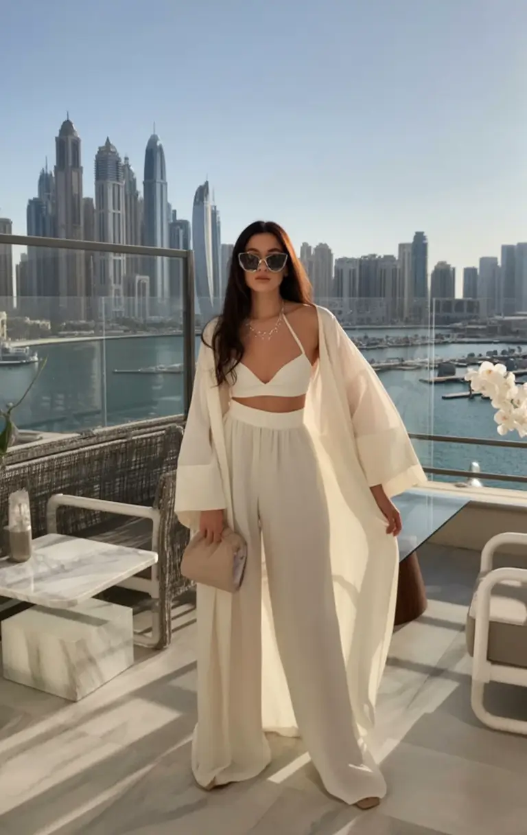 june outfits ideas 2025 Sunset Sophistication in Resort Whites