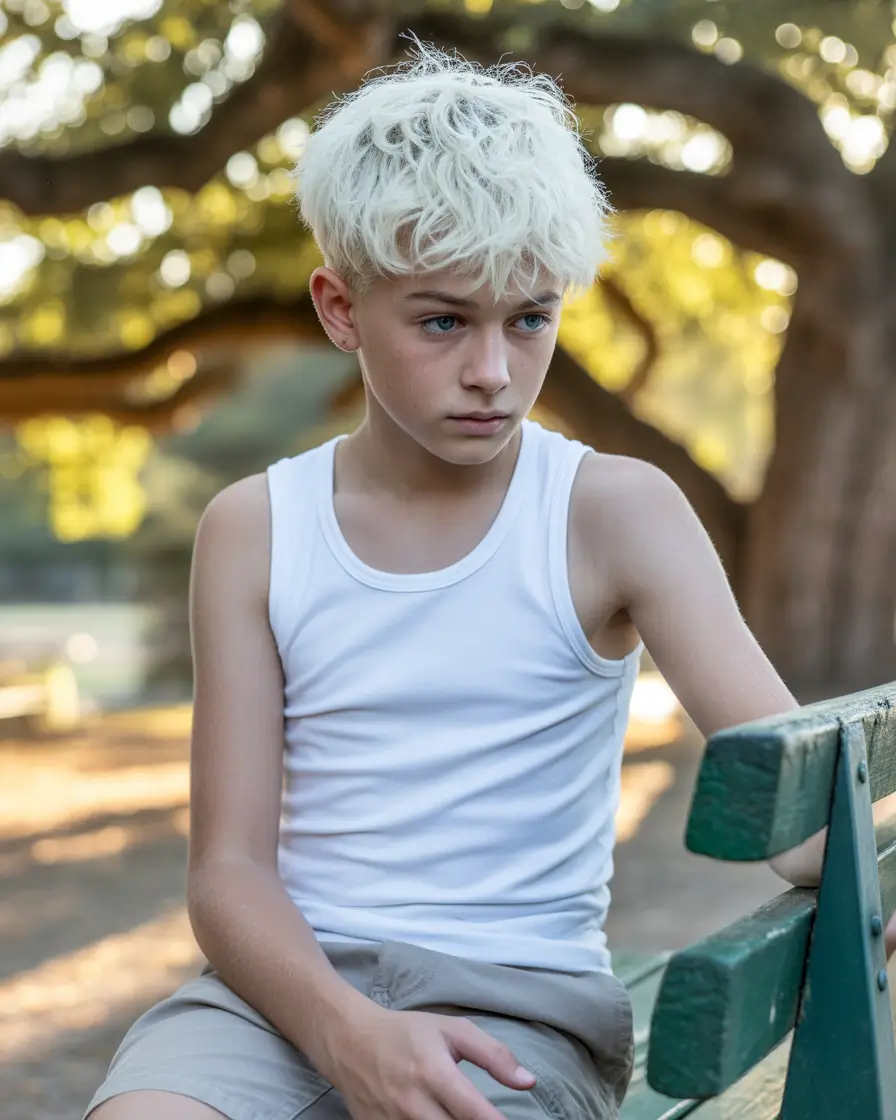 Modern Boys Summer Haircuts 2025 Platinum Crop with Grit