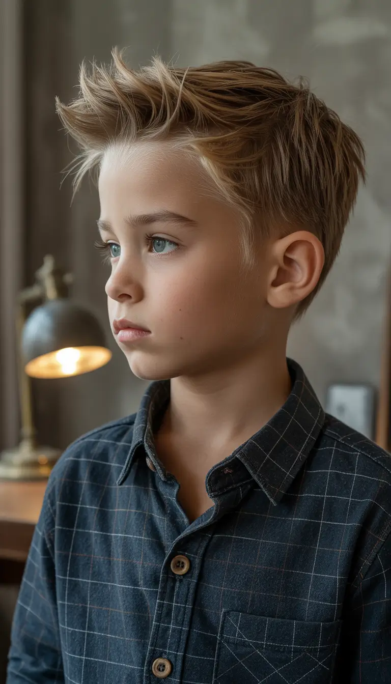 Modern Boys Summer Haircuts 2025 Textured Volume with a Casual Edge