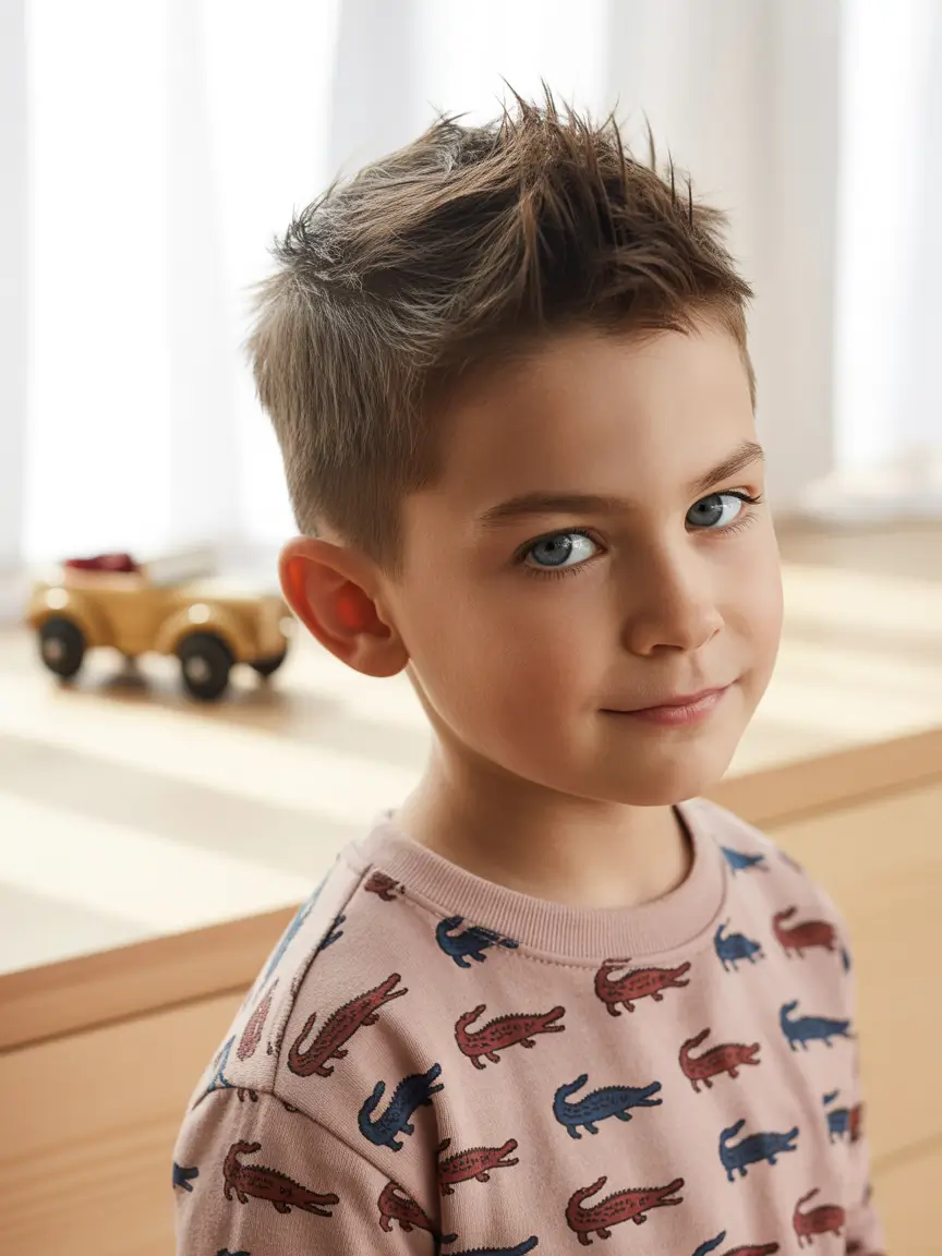 Modern Boys Summer Haircuts 2025 Modern Mohawk with Texture and Confidence