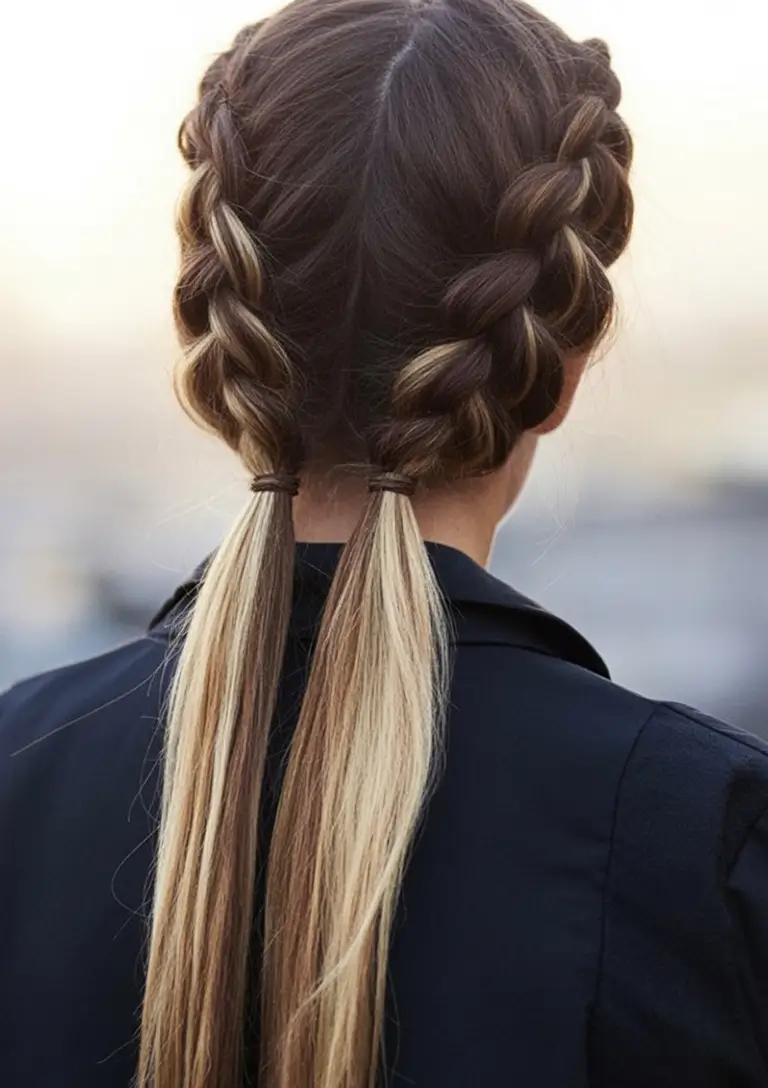 Must-Try Summer Hairstyles for Long Hair 2025 Reverse Crown Braids to Low Ponytails