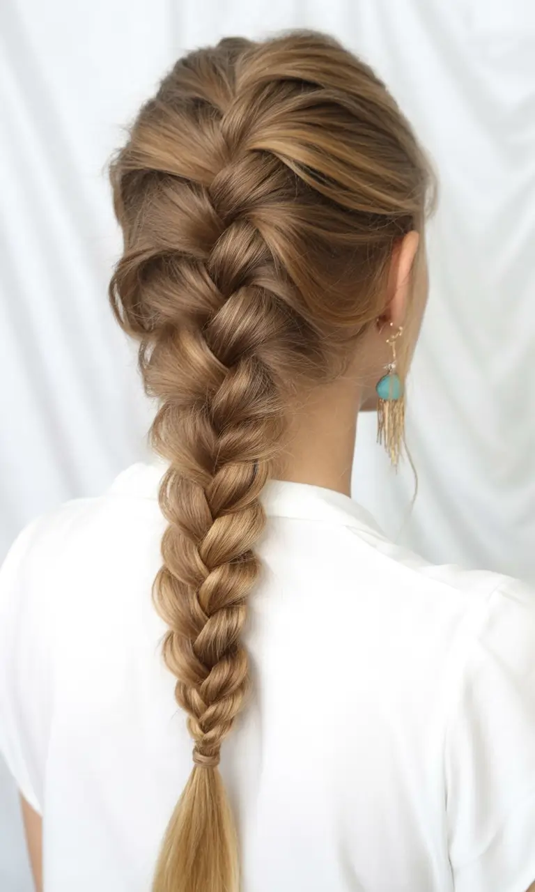 Must-Try Summer Hairstyles for Long Hair 2025 Classic French Braid with a Modern Full Look