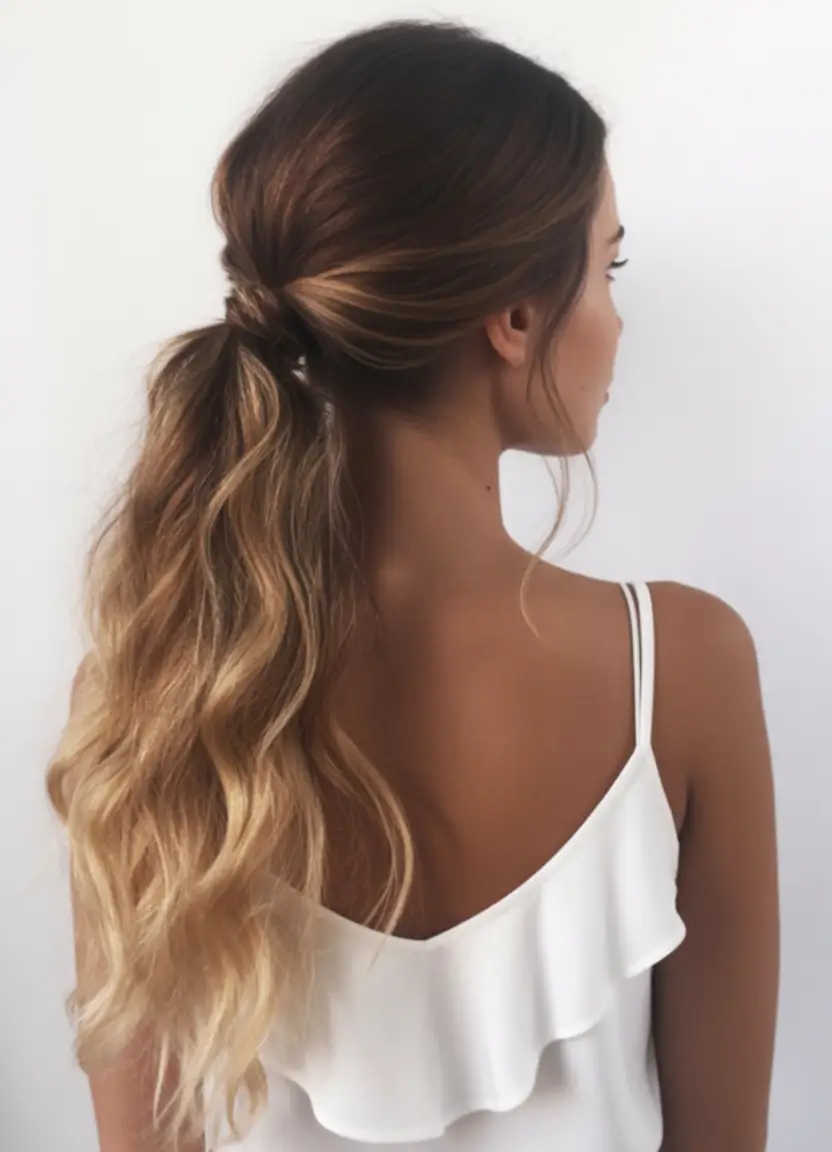 Must-Try Summer Hairstyles for Long Hair 2025 Boho Twist Ponytail
