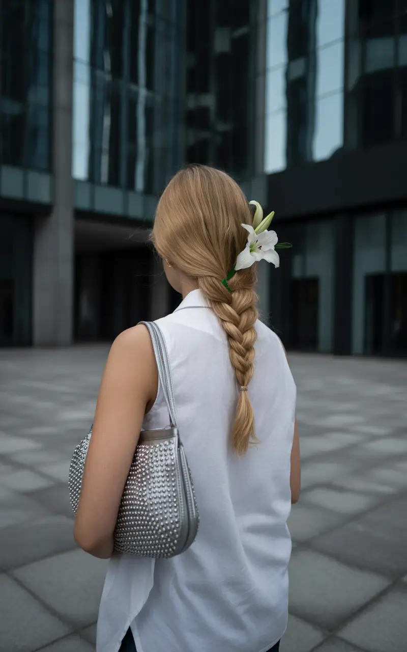 Summer Simple Hairstyle 2025: Effortless Looks Classic Braided Ponytail