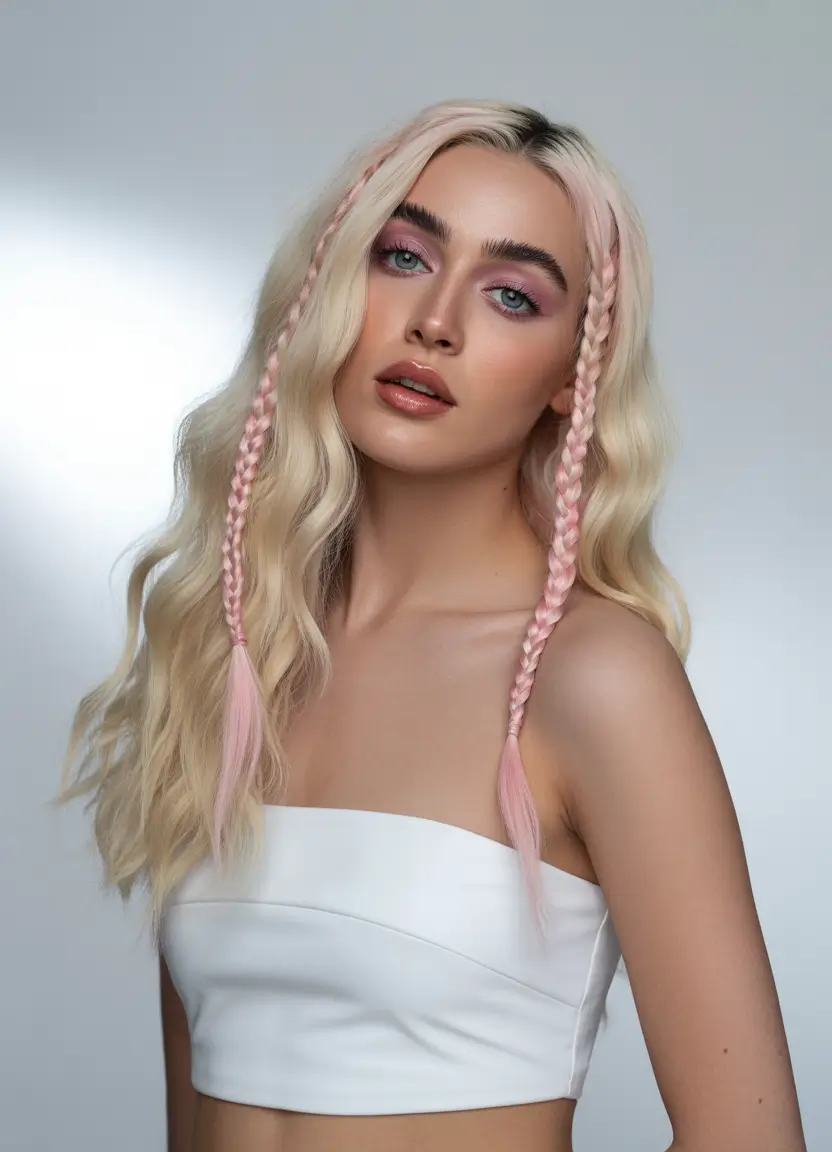 Summer Simple Hairstyle 2025: Effortless Looks Playful Face-Framing Braids