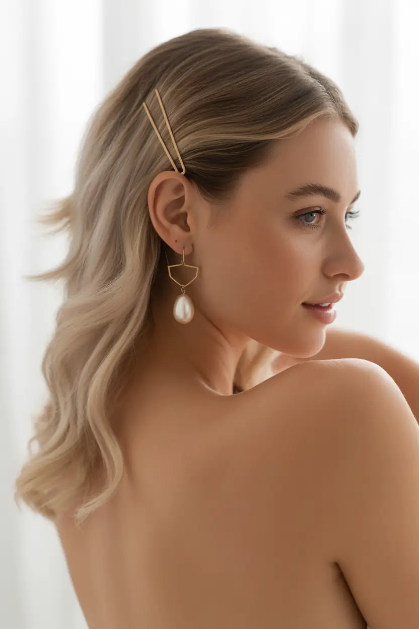 Trendy Medium-Length Hairstyles - Summer 2025 Effortlessly Clipped Waves