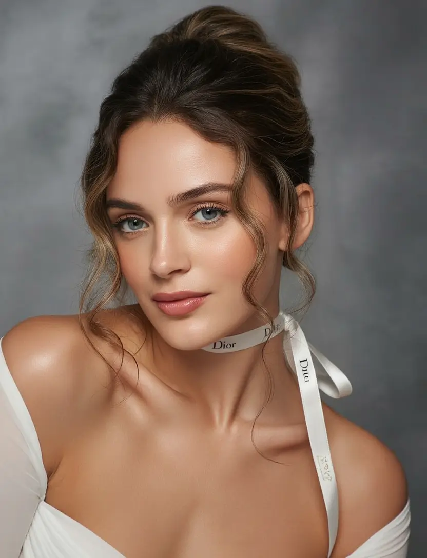 Trendy Medium-Length Hairstyles - Summer 2025 Classic Textured Bridal Updo