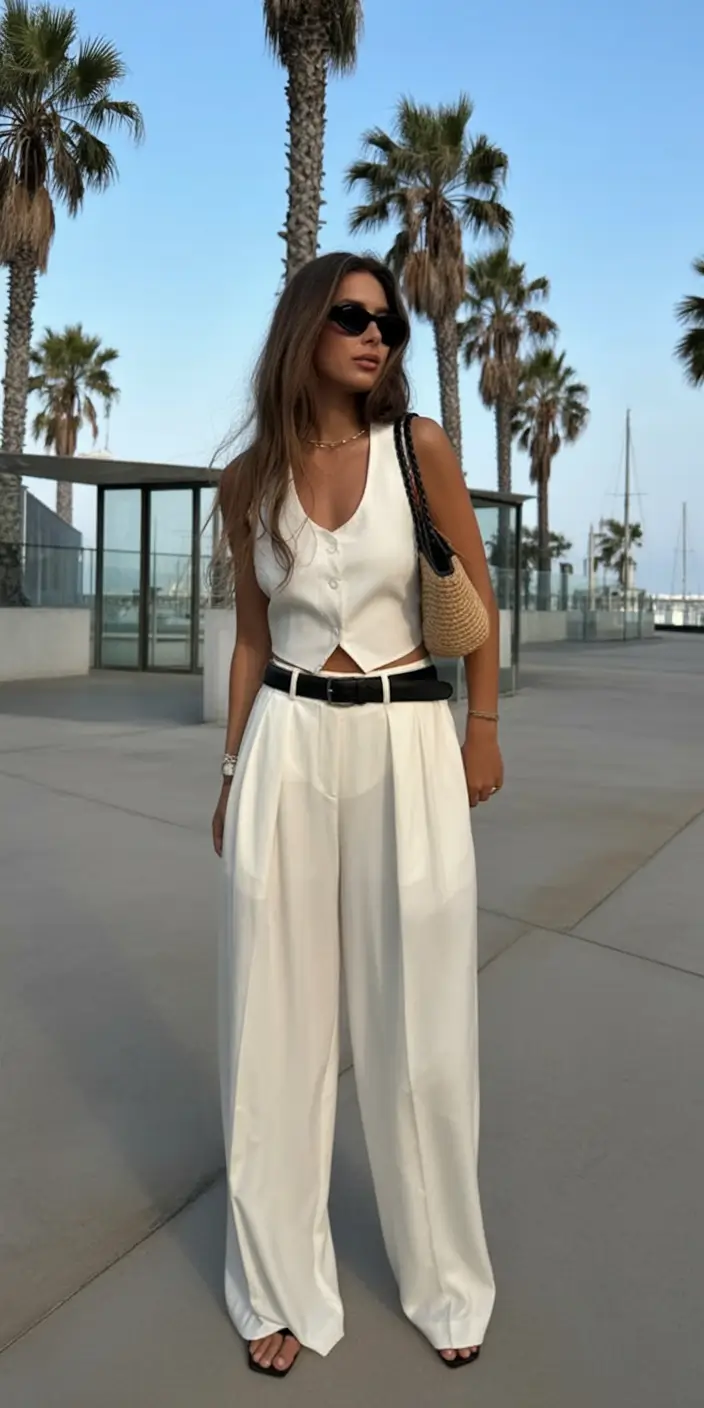 wardrobe ideas for june 2025 Chic Coastline Neutrals