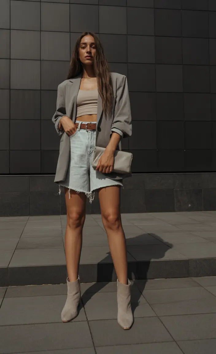 wardrobe ideas for june 2025 The New Power Short Suit