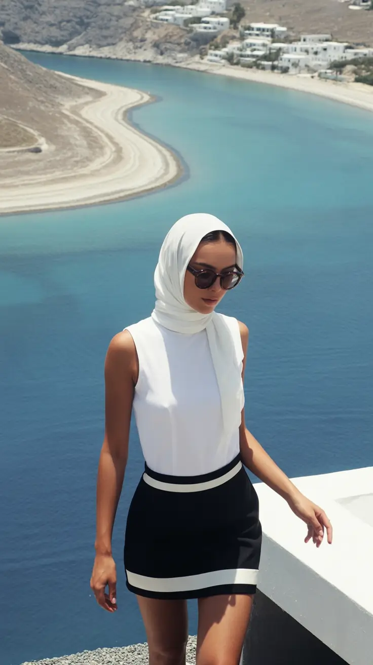wardrobe ideas for june 2025 Monochrome Coastline Grace