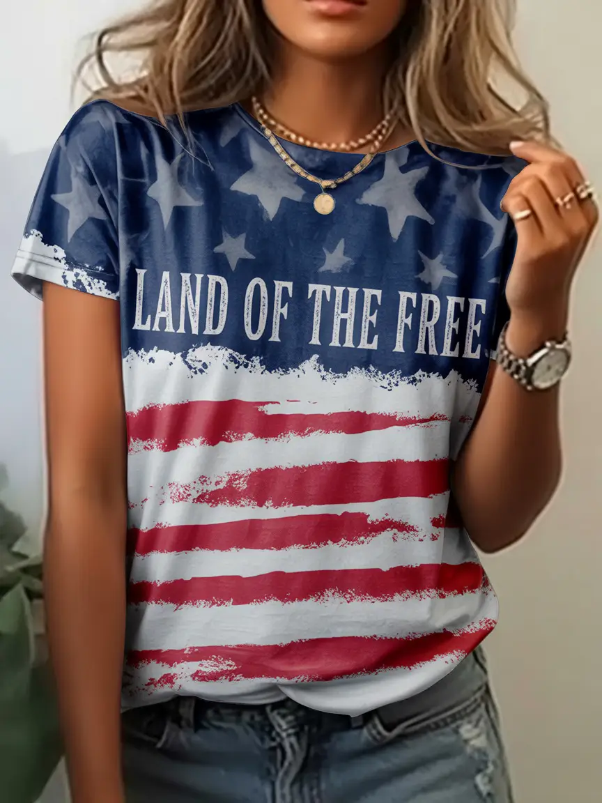 4 of july outfits ideas 2025 Grunge-Stars-Graphic-Americana