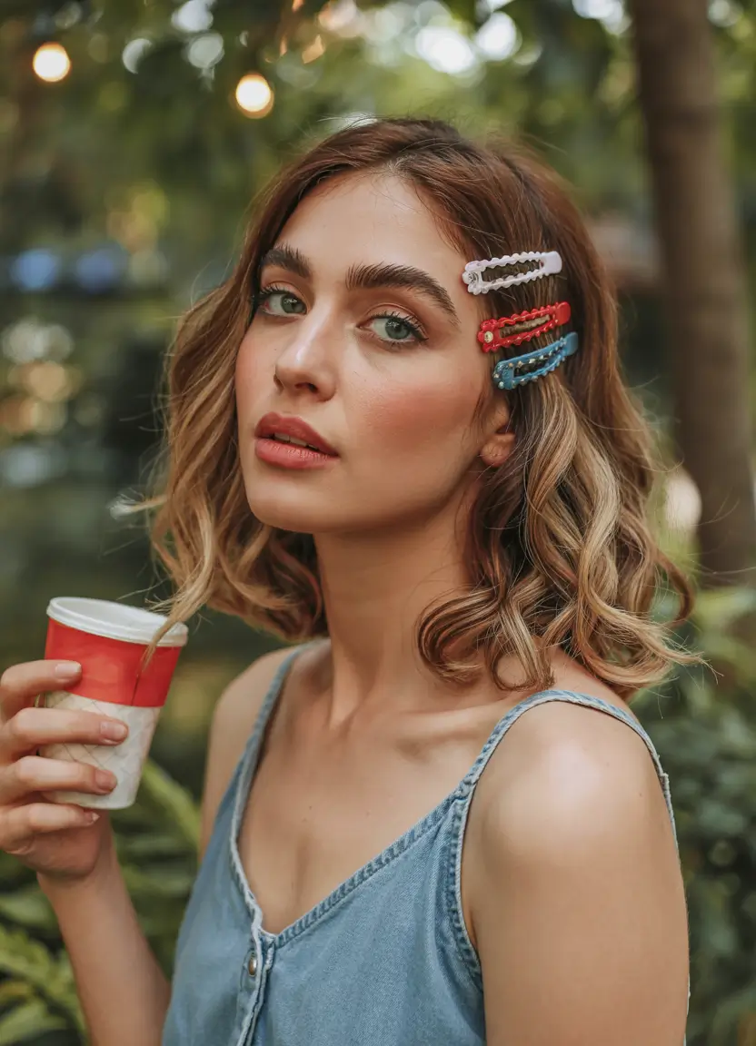 4th of july hairstyles ideas 2025 Retro Clips & Soft Curls
