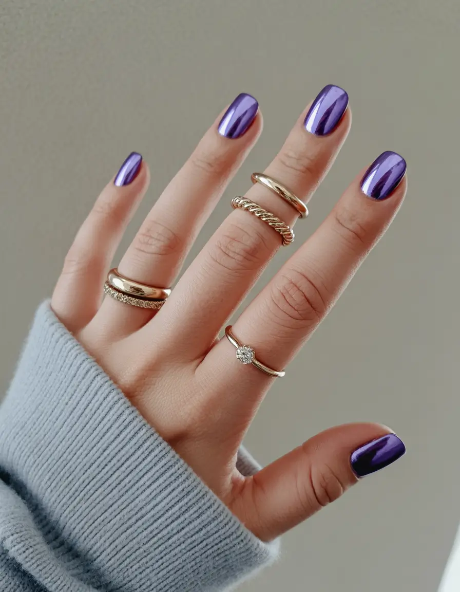 Violet-Chrome-Flash+August-Nails-Color-Ideas-2025