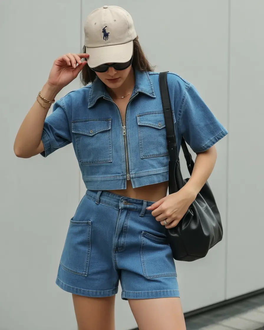 August outfits Denim Set, Redefined