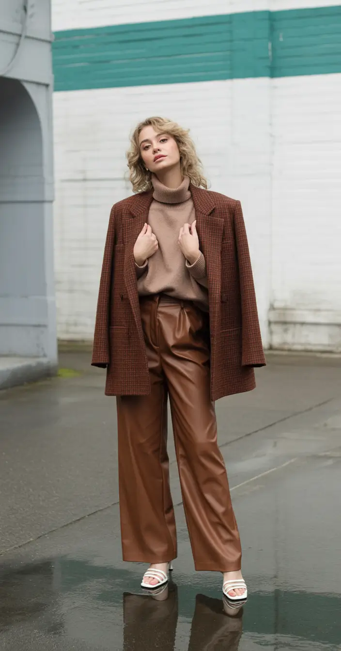 autumn outfits ideas 2025 Cozy Luxe With a Twist of Retro