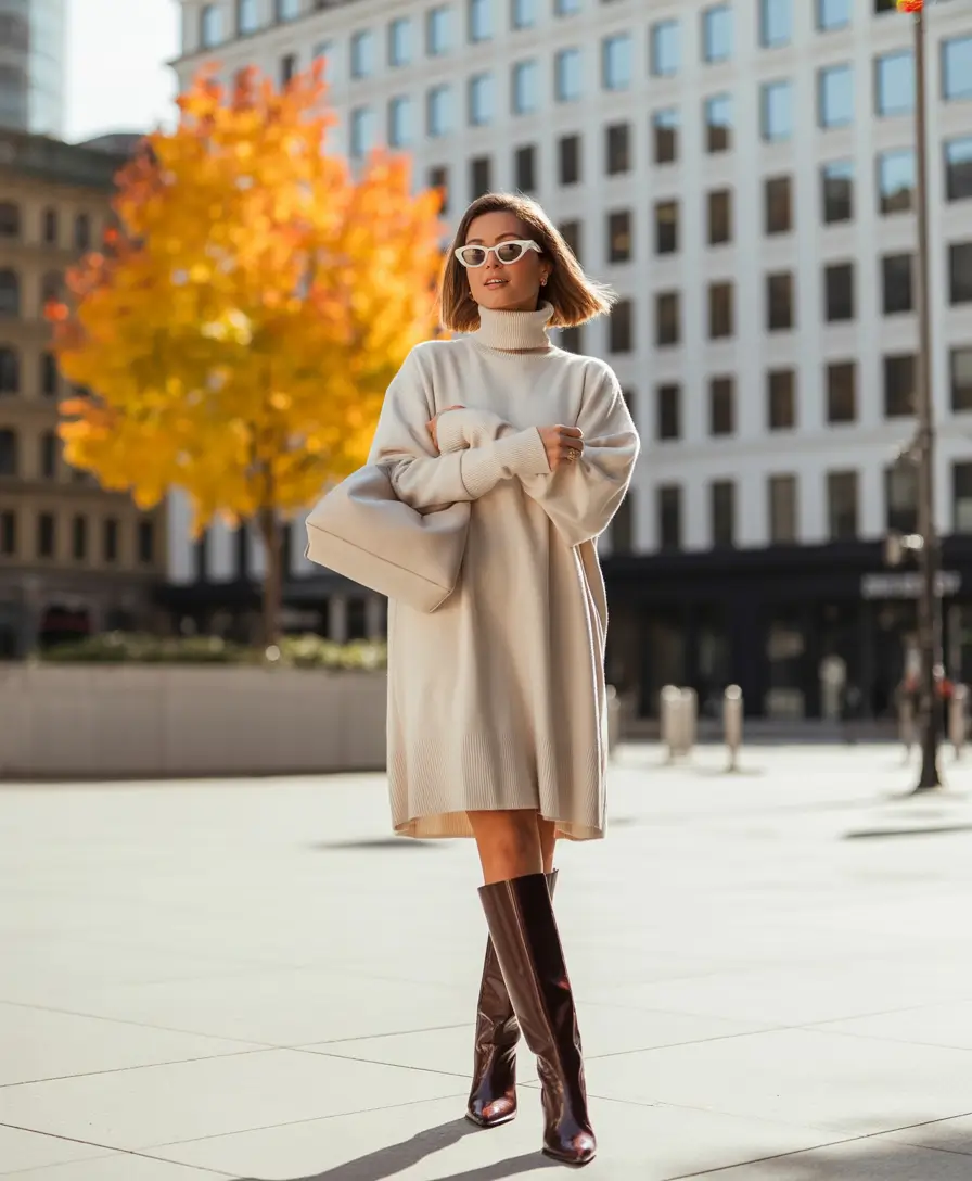 autumn outfits 2025 Cozy Chic, but Make It Statement