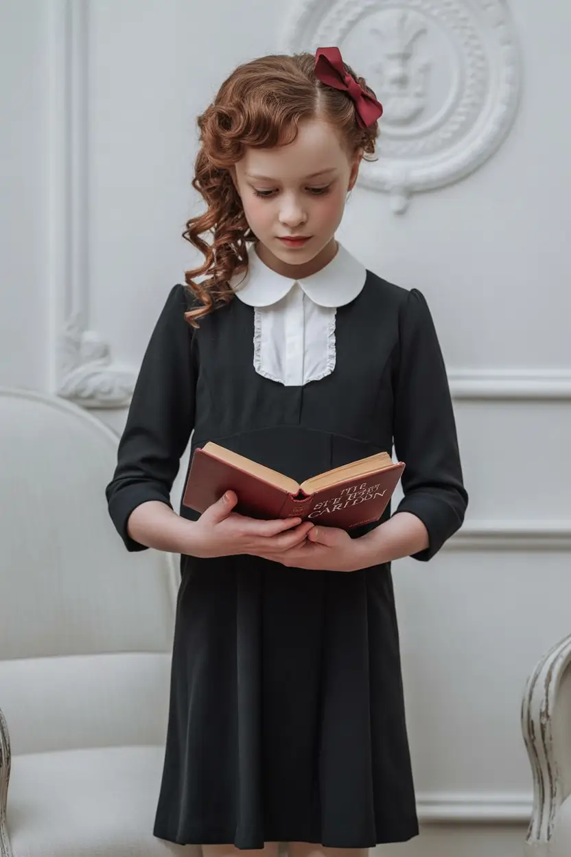 back to school hairstyles - fresh ideas 2025+Vintage Waves with Schoolgirl Grace