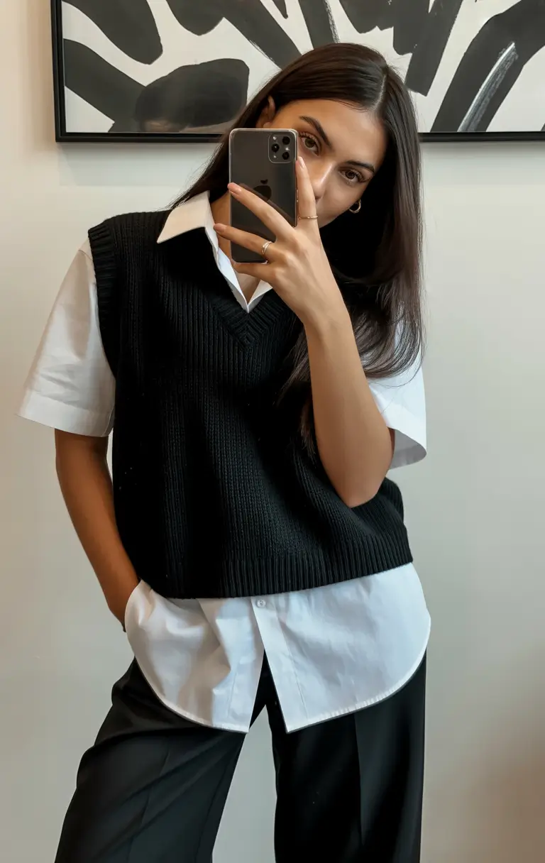 back to school outfits - cute ideas 2025+Sleeveless Prep and That Unbothered Energy