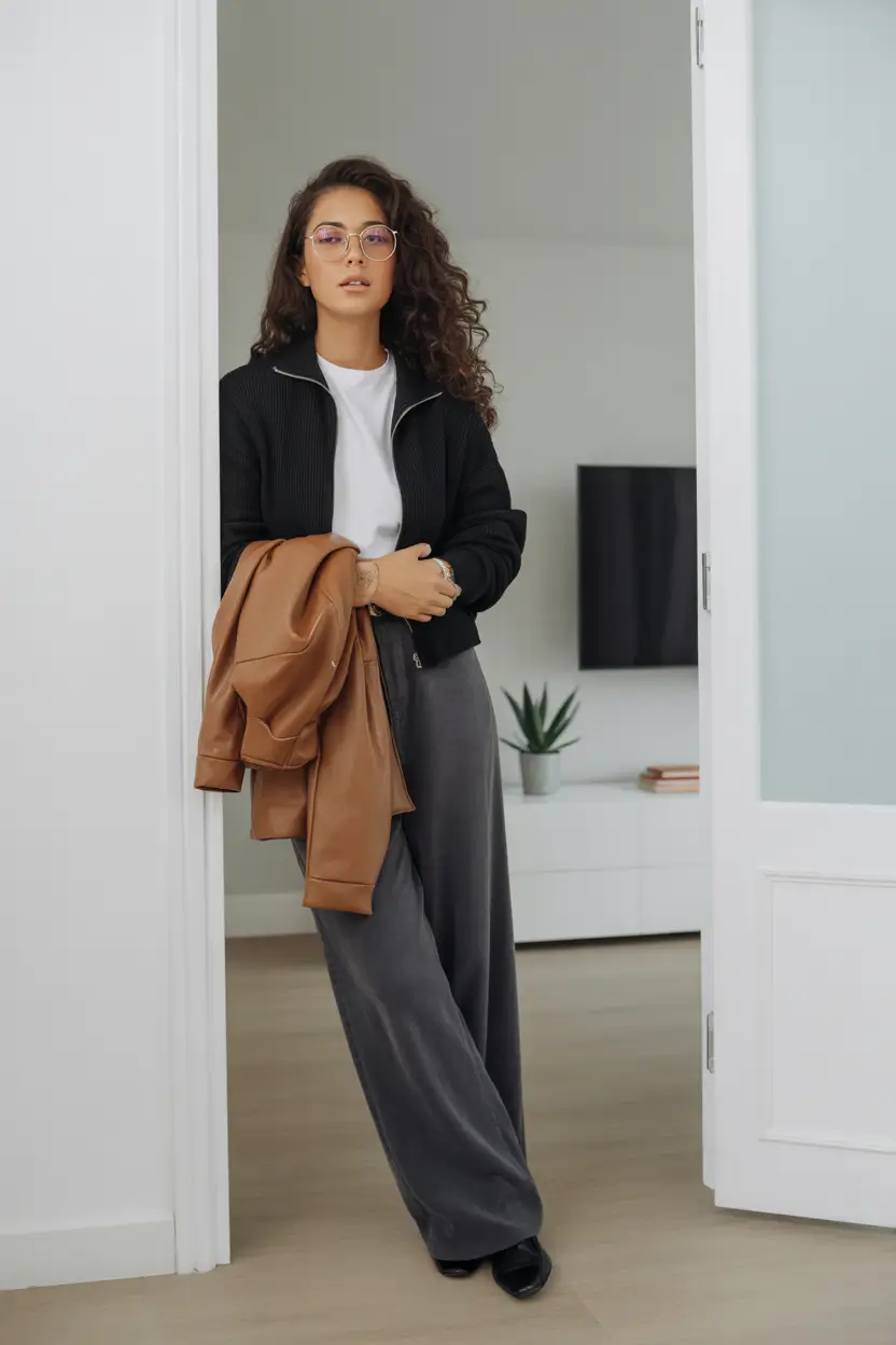 back to school outfits - cute ideas 2025+Effortless Cool with a Smart-Girl Twist
