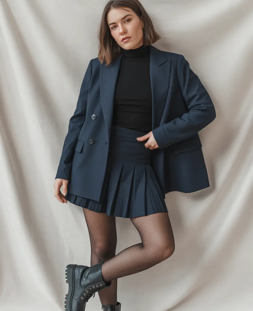 back to school outfits - cute ideas 2025+Power Blazer, Schoolcore Edition