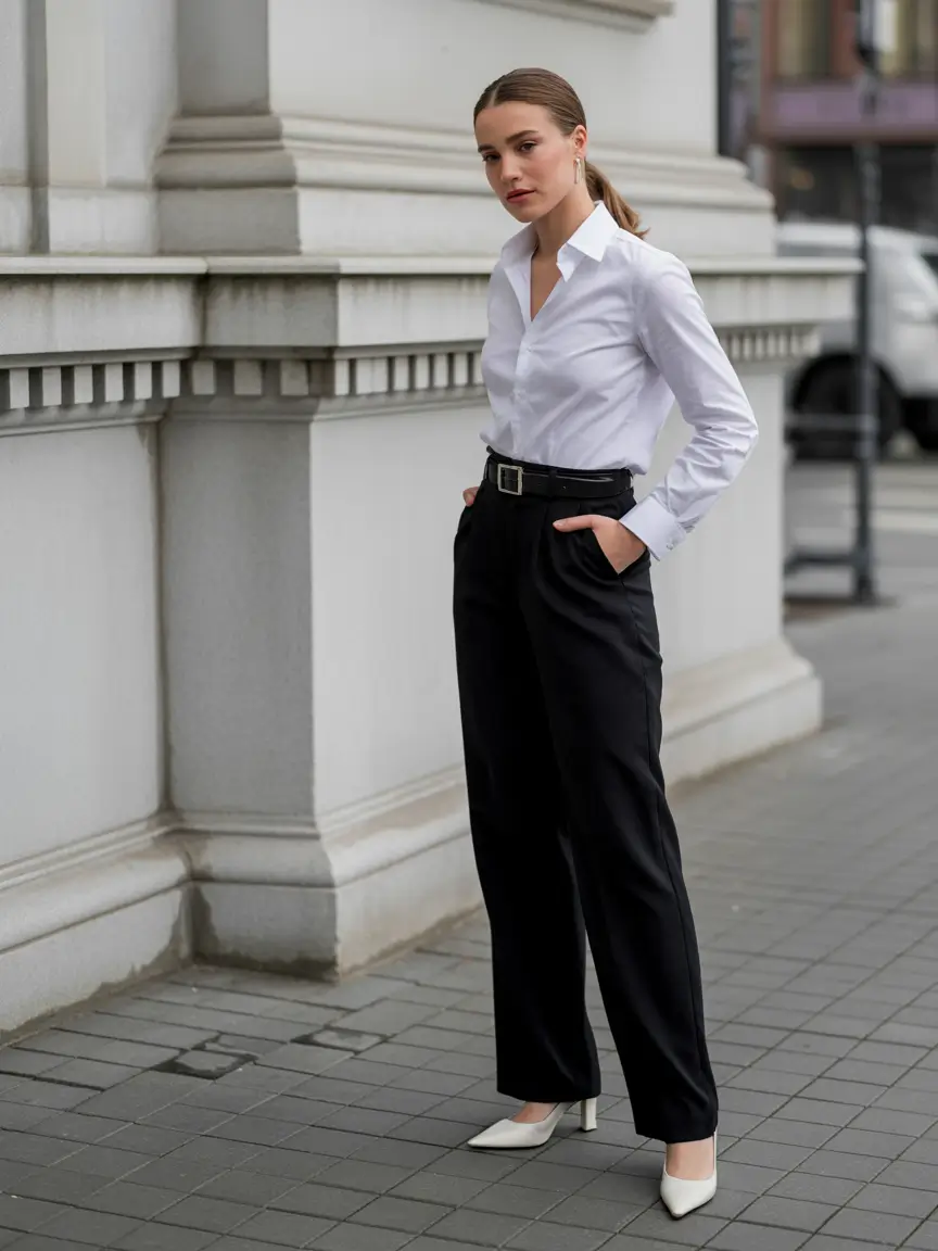back to school outfits - cute ideas 2025+Sleek, Sharp, and Totally Unbothered
