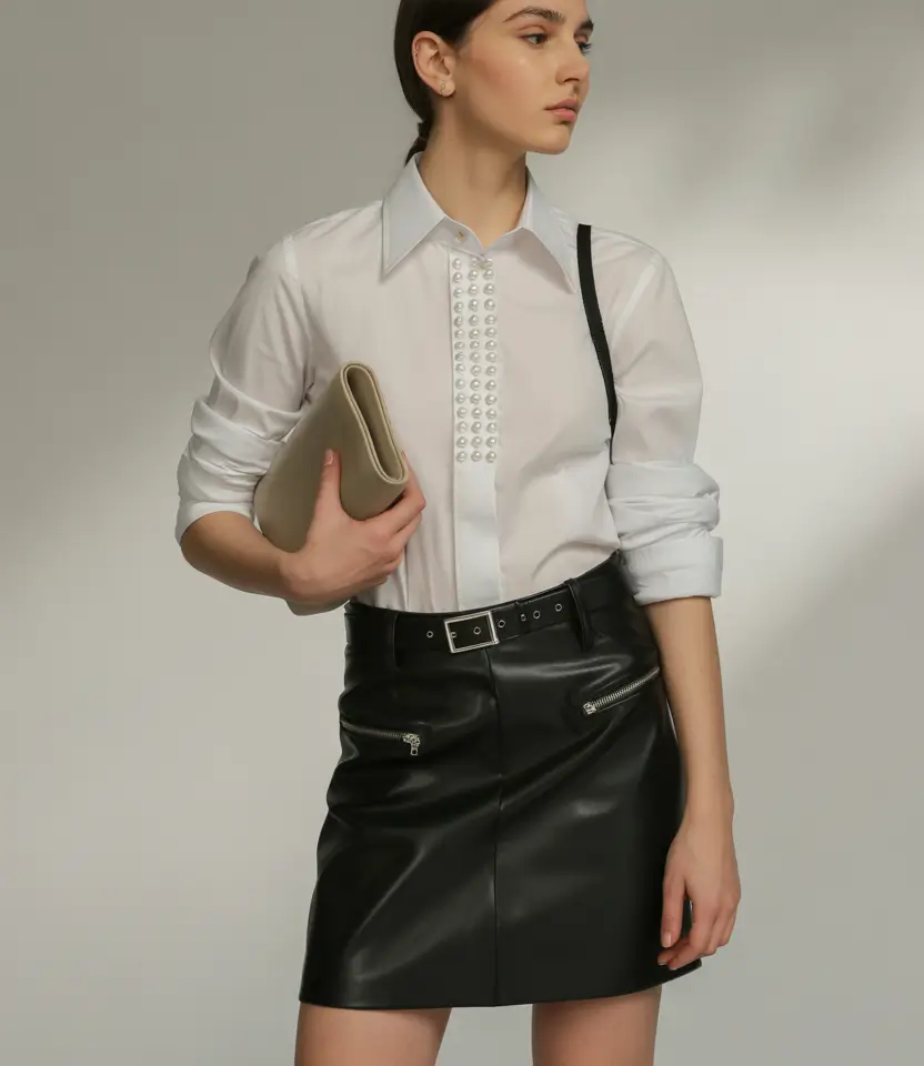 back to school outfits - cute ideas 2025+Officecore Meets Rebel School Girl