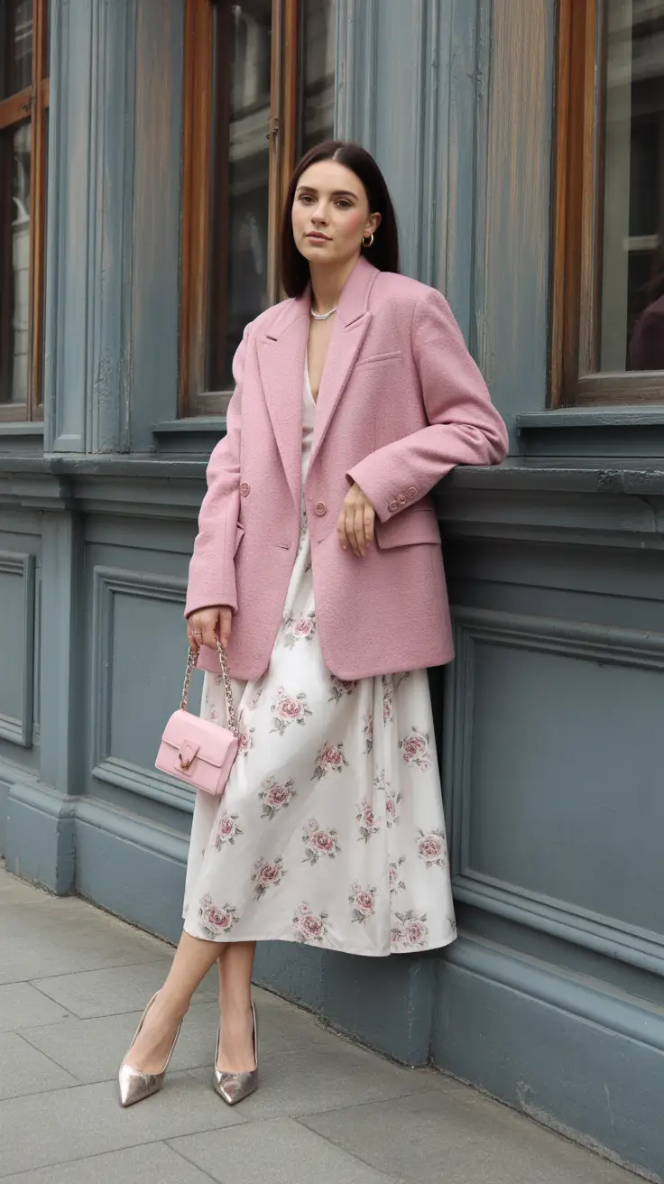 cute fall outfits for women Soft Power in Petal Pink