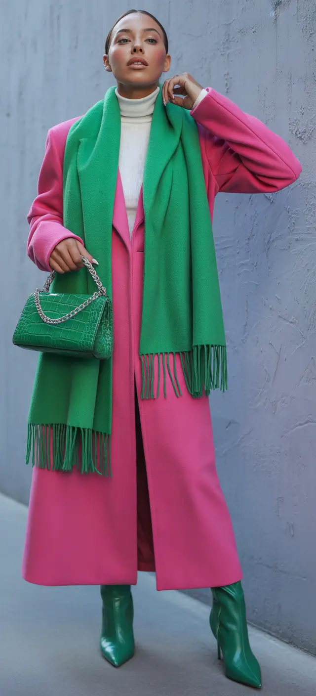 cute fall outfits for women High-Impact Color Blocking