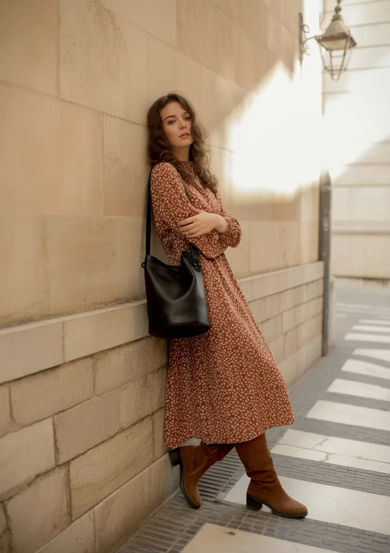 cute fall outfits for women Retro Romance in Micro Florals