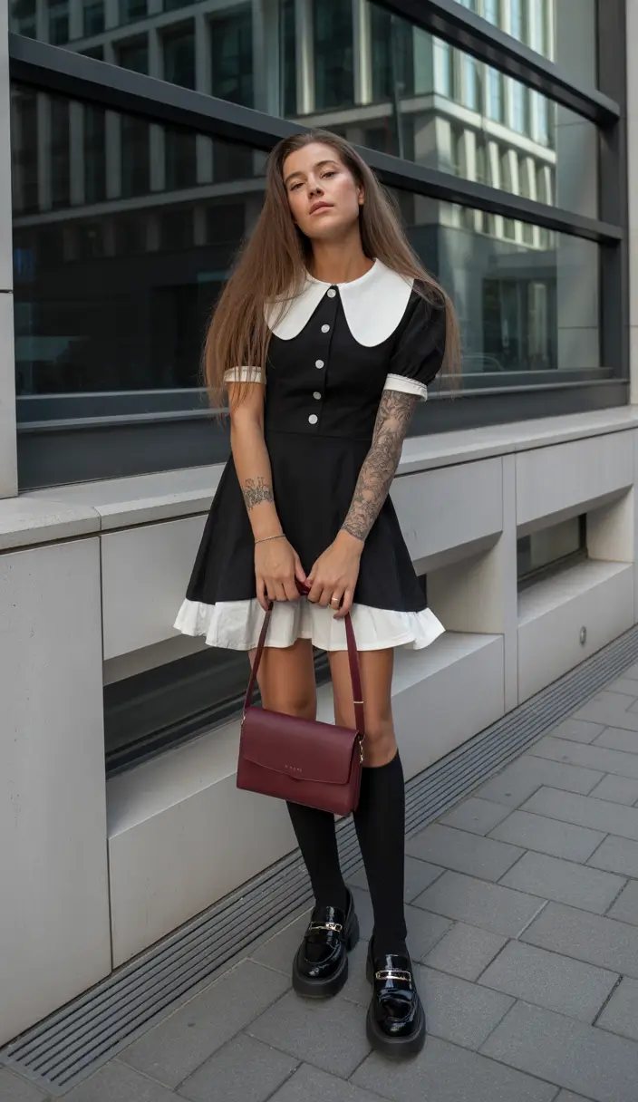 cute fall outfits for women Wednesday Addams Grows Up