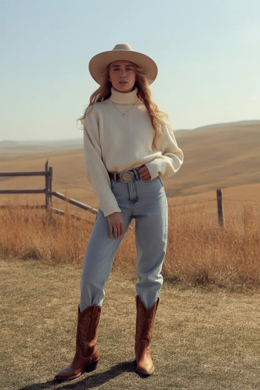 everyday fall outfits ideas 2025 Modern Cowgirl Calm