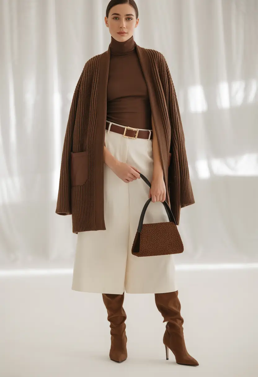 fall business casual outfits Cocoa and Cream Done Luxe