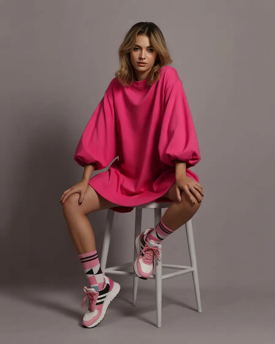 fall fashion for women Bubblegum Chic: Playful Meets Polished